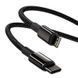 Кабель Baseus Tungsten Gold Fast Charging Data Cable Type-C to iP PD 20W 2m Black (CATLWJ-A01) [802550], фото 5