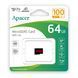 Карта пам`ятi MicroSDHC 64GB UHS-I Class 10 Apacer (AP64GMCSX10UB-RA) [606995], фото 2