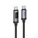 Кабель HOCO U148 Lord 100W digital display charging data cable Type-C Black (6942007668675) [806903], фото 1