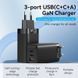 Зарядний пристрій 3xUSB 65W (2xUSB-C+USB-A) PD3.0+QC4.0 чорний Vention (FEDB0-EU) [42794], фото 7