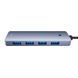 USB-хаб Baseus UltraJoy Series 4-Port HUB Lite 50cm Space Grey（USBA to USB3.0*4+Type-C5V） (B0005280B811-01) [806517], фото 6