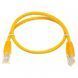 Патч-корд UTP Atcom RJ45, Cat.6, мідь, 2 м, жовтий (10202) [610114], фото 2