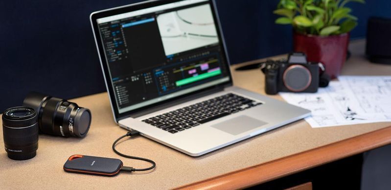 Твердотільний запам&rsquo;ятовувальний пристрій накопичувач (SSD) USB3.1 2TB EXT. SANDISK (SDSSDE81-2T00-G25) [502417]