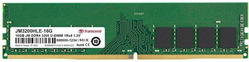 Пам'ять ПК Transcend DDR4 16GB 3200 (JM3200HLE-16G)