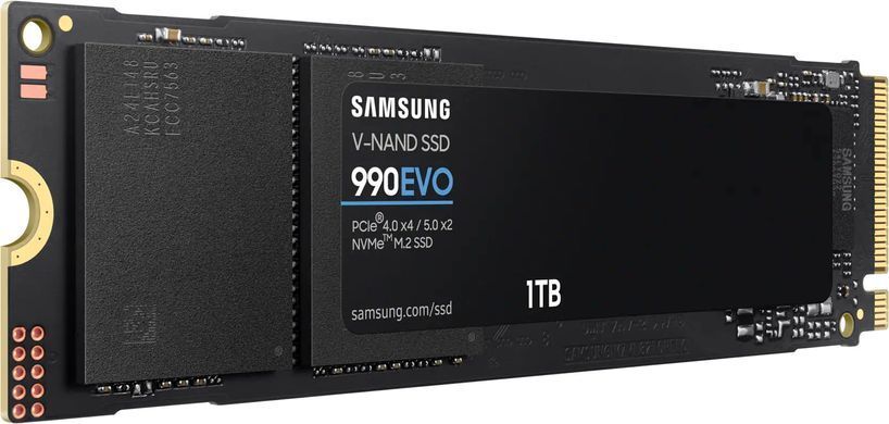 SSD диск SAMSUNG 990 EVO, 1TB, (MZ-V9E1T0BW) [304099]