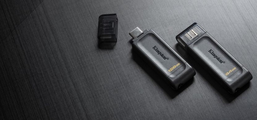 Накопичувач Kingston 128GB USB 3.2 Type-C Gen 1 DT70 (DT70/128GB) [109000]