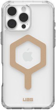 Чохол UAG для iPhone 16 Pro Max, Plyo Magsafe, Ice/Gold (114481114381) [108285]
