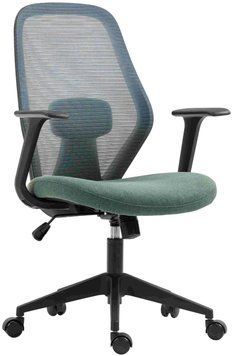Крісло 2E OFFICE OC110, тканина, фіксовані підлокітники, темно-зелений (2E-OC110-GREEN) [115292]