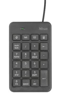 Клавіатура мембрана Trust Xalas USB-A Numeric Keypad 23Key, USB-A, чорний (22221_TRUST) [103531]