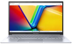 ASUS Ноутбук Vivobook 15X K3504ZA-BQ034 15.6" FHD IPS, Intel i5-1235U, 8GB, F1TB, UMA, NoOS, Сріблястий