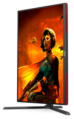 Монiтор 27" AOC Black/Red (U27G3X/BK) [200348]