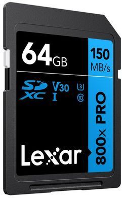 Карта пам&rsquo;яті SDXC LEXAR 64GB UHS-I (LSD0800P064G-BNNNG) [503021]