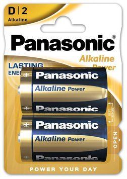 Батарейка Panasonic Alkaline Power D/LR20 BL 2 шт (2955) (LR20APB/2BP) [617665]