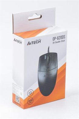 Миша A4Tech OP-620DS Black (OP-620DS USB (Black)) [606558]