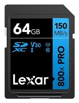 Карта пам&rsquo;яті SDXC LEXAR 64GB UHS-I (LSD0800P064G-BNNNG) [503021]