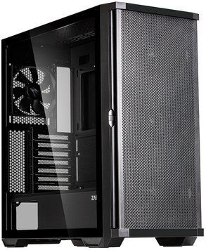 Корпус Zalman без БЖ, 2xUSB3.0, 1xUSB Type-C, 3x140мм, 1x120мм, VGA 395мм, LCS ready, TG Side Panel, EATX, чорний (Z10) [109642]