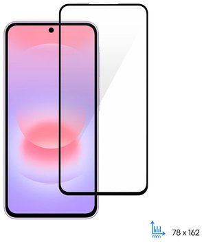 Захисне скло 2E для Samsung Galaxy A37 5G (A376), 2.5D FCFG, (1 Pack), чорна рамка (2E-G-A37-SMFCFG-BB) [114080]