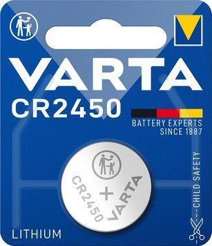 Батарейка Varta літієва CR2450 блістер, 1 шт (06450101401) [113332]