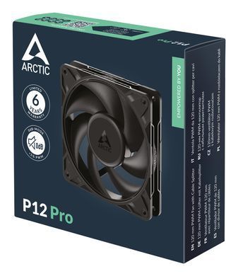 Корпусний вентилятор 120MM P12 PRO ARCTIC (ACFAN00305A) [502227]