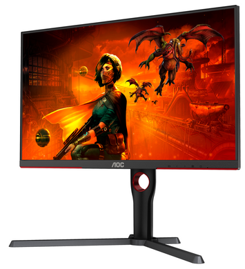 Монiтор 27" AOC Black/Red (U27G3X/BK) [200348]