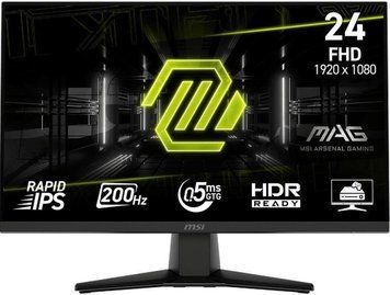 Монітор MSI 23.8" MAG 242F HDMI, DP, Audio, IPS, 200Hz, 0.5ms, sRGB 115%, FreeSync (9S6-3BC51T-007) [111960]