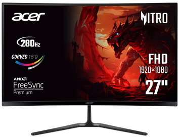 Монiтор 27" Acer Nitro ED270Zbmiipx Black (UM.HE0EE.Z01) [202591]