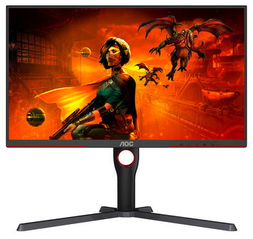 Монiтор 27" AOC Black/Red (U27G3X/BK) [200348]