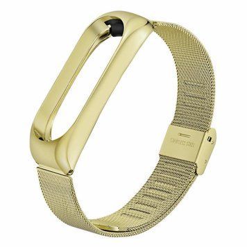 Ремінець BeCover Metal для Xiaomi Mi Smart Band 5/Mi Smart Band 6 Gold (705148) [604610]
