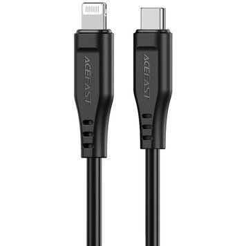 Кабель USB 2.0 Type-C M-Lightning M, 1.2м, чорний, TPE C3-01, Acefast (6974316280804) [402446]