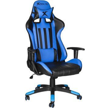 Крісло ігрове XTRIKE ME Advanced Gaming Chair GC-905, 50мм, чорно-cинє (GC-905BU) [401667]