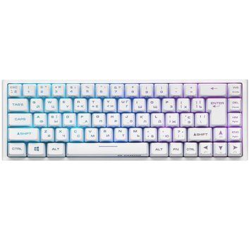Клавіатура бездротова 2E Gaming KG360UWT RGB White (2E-KG360UWT) [611540]