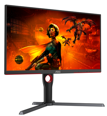 Монiтор 27" AOC Black/Red (U27G3X/BK) [200348]
