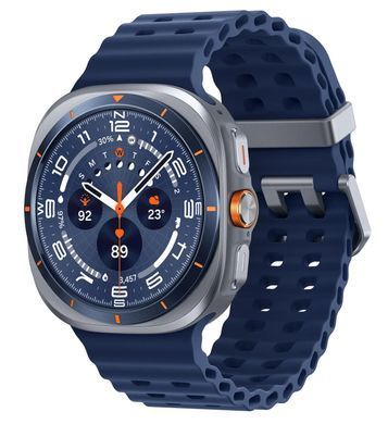 Смарт-годинник Samsung Galaxy Watch Ultra (2025) 47мм e-SIM (L705) 1.5", 480x480, sAMOLED, BT 5.3, NFC, 2/64ГБ, синій титановий (SM-L705FZB2SEK) [110949]
