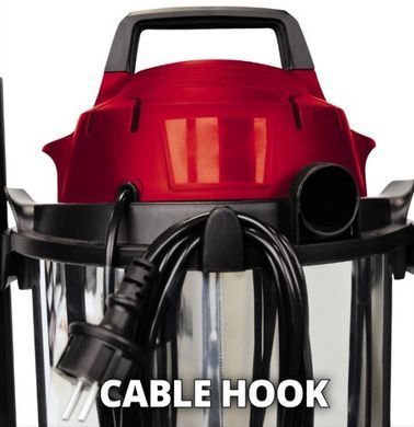 Пилосос професійний Einhell TC-VC 1815 S, 1250Вт, 180мБар, 15л, 4.6кг (2342390) [15601]