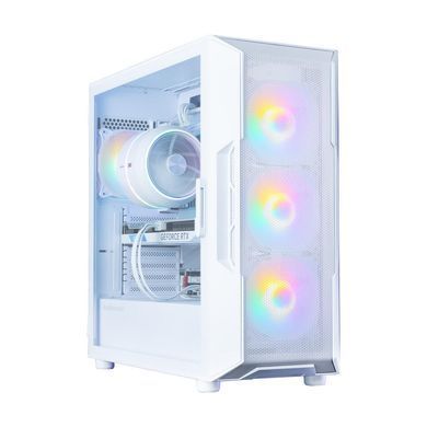 Корпус Zalman I3 Neo V2 без БЖ 2xUSB3.0, 1x Type C, 4x120мм RGB, VGA 400мм, LCS ready, TG Side Panel, ATX, білий (I3NEOV2WHITE) [112536]