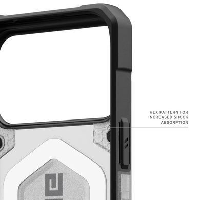 Чохол UAG для iPhone 17 Pro Max, Pathfinder Clear MagSafe, Ice/Silver (114552114333) [111625]