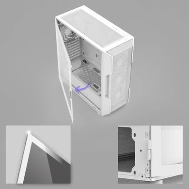 Корпус Zalman I3 Neo V2 без БЖ 2xUSB3.0, 1x Type C, 4x120мм RGB, VGA 400мм, LCS ready, TG Side Panel, ATX, білий (I3NEOV2WHITE) [112536]