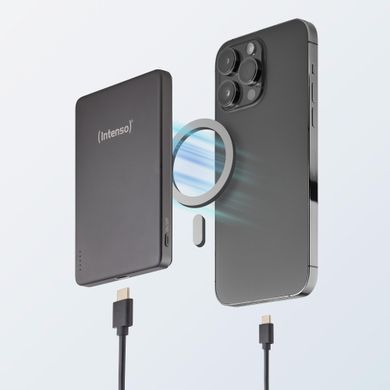 Портативний зарядний пристрій USB 5000MAH MAG GREY MW5000 INTENSO (7344024) [503417]