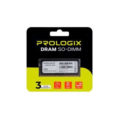 Модуль пам`ятi SO-DIMM DDR4 8GB/3200 Prologix (PRO8GB3200D4S) [608068]
