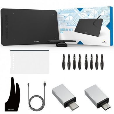 Графічний планшет XP-Pen Deco Fun L Blue (Deco Fun L_BE) [610019]
