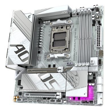 Материнська плата Gigabyte B850M Aorus Elite WiFi6E Ice Socket AM5 (B850M A ELT WF6E ICE) [612639]