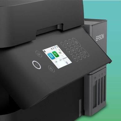 БФП ink color A4 Epson EcoTank L6370 35_23 ppm DADF Duplex USB Ethernet Wi-Fi 4 inks Black Pigment (C11CL43405) [114208]