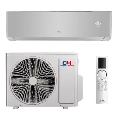 Кондиціонер Cooper&Hunter Supreme Continental 35м2 інвертор 12000BTU 3.53кВт A+++/A+++ -25&deg;С Wi-Fi R32 сріблястий (CH-S12FTXAL2-SC) [12748]
