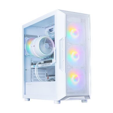 Корпус Zalman I3 Neo V2 без БЖ 2xUSB3.0, 1x Type C, 4x120мм RGB, VGA 400мм, LCS ready, TG Side Panel, ATX, білий (I3NEOV2WHITE) [112536]