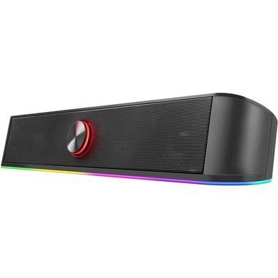 Акустична система 2.0 Defender Саундбар Z10 6Вт, Bluetooth/USB, LED чорна (65123) [405271]