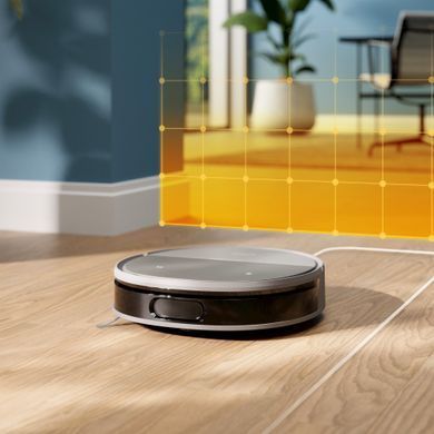 Робот-пилосос Philips Series 9000, h=9.8см, вологе прибирання, конт пил -0.21л, вода -0.22л, автон. робота до 280хв, EPA 11, чорний-металік (XU9100/10) [112180]