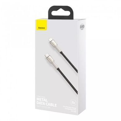 Кабель Baseus Cafule Series Metal Data Cable Type-C to iP PD 20W 0.25m Black (CATLJK-01) [802559]
