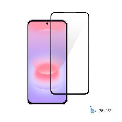 Захисне скло 2E для Samsung Galaxy A37 5G (A376), 2.5D FCFG, (1 Pack), чорна рамка (2E-G-A37-SMFCFG-BB) [114080]