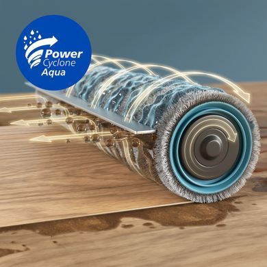 Робот-пилосос Philips Series 9000, h=9.8см, вологе прибирання, конт пил -0.21л, вода -0.22л, автон. робота до 280хв, EPA 11, чорний-металік (XU9100/10) [112180]