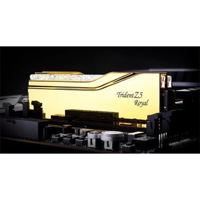 Модуль пам`ятi DDR5 2x16GB/6000 G.Skill Trident Z5 Royal Gold (F5-6000J2836G16GX2-TR5G) [613505]